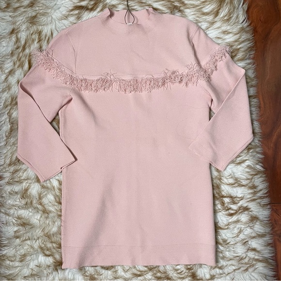 NY&C Eva Mendes fringe front knit top - Picture 3 of 6